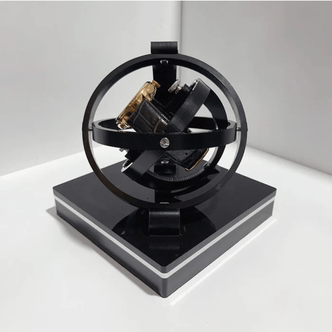Automatischer Uhrenbeweger, Holz-Displaybox, leises Aufziehwerk für mechanische Uhren, Aufbewahrungsbox | Sansoti