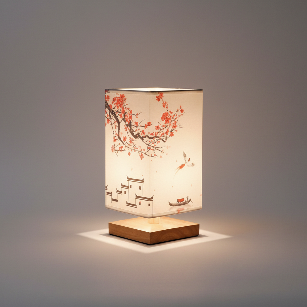 Tafellamp Bamboe Hout Naturel Japandi Minimalistische Slaapkamer Woonkamer Bureaulamp Scandinavisch Sfeerverlichting Nachtkastlamp | Sansoti