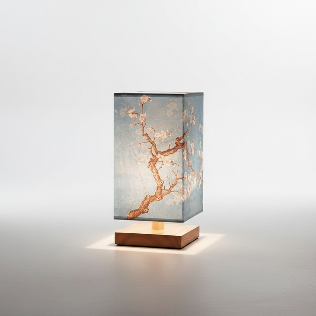 Tafellamp Bamboe Hout Naturel Japandi Minimalistische Slaapkamer Woonkamer Bureaulamp Scandinavisch Sfeerverlichting Nachtkastlamp | Sansoti