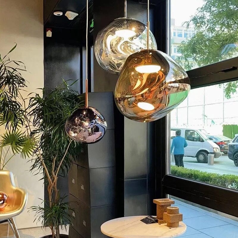 Moderne Lava Hanglamp Met Glazen Of PVC Bol En Verstelbare Ophanghoogte | Sansoti