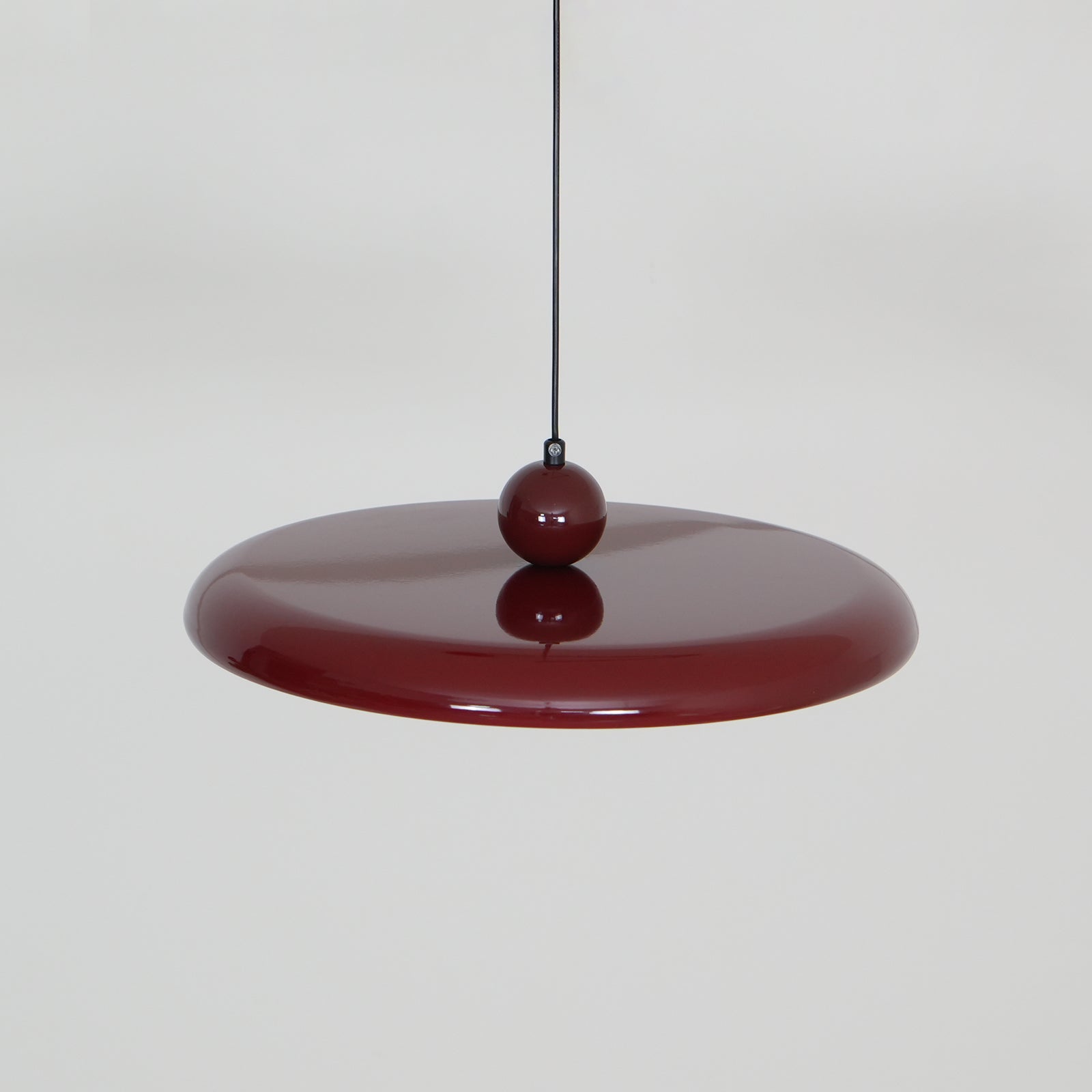 Suspension Réglable Métal Acrylique Rouge Vert Beige Rond Industriel Salon Salle à Manger | Restfield