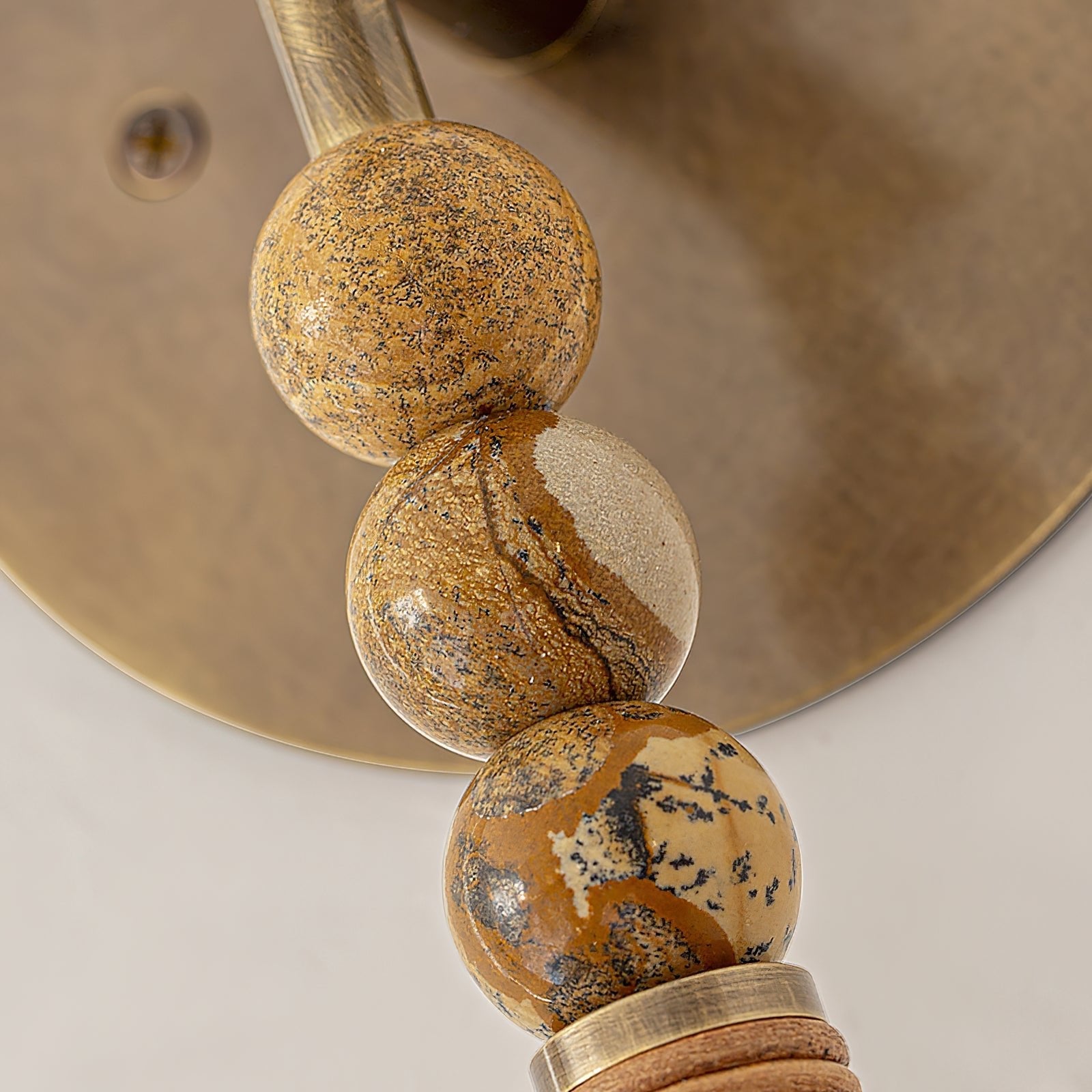 Toam Wandlamp Marmer Messing – Persepolis Geïnspireerd Design met Antique Brass Afwerking 18.9 en 27.6 inch | Sansoti