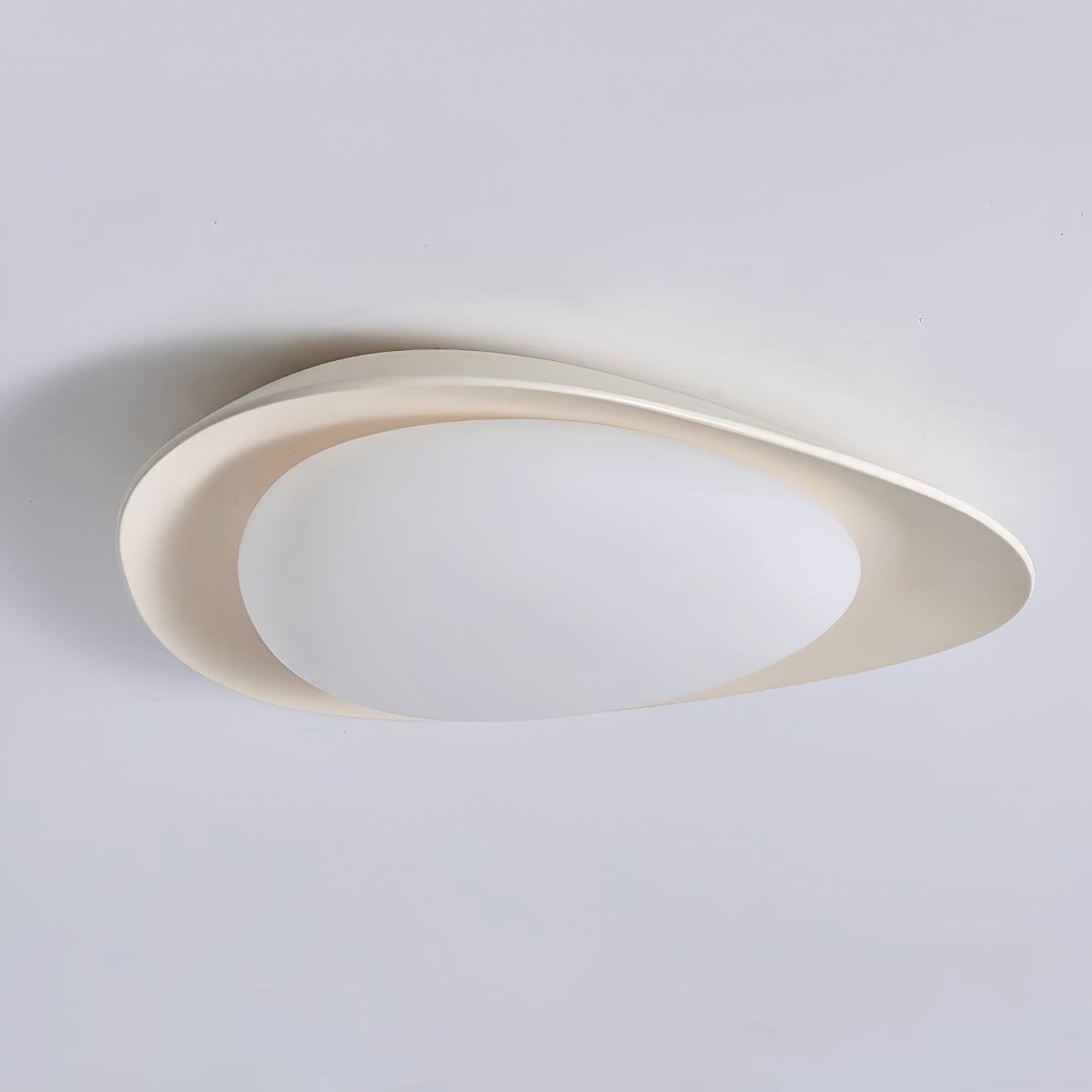 LED Plafondlamp Bladvorm Resin Groen Woonkamer Slaapkamer Eetkamer Organische Plafondlamp Scandinavisch Interieur | Sansoti