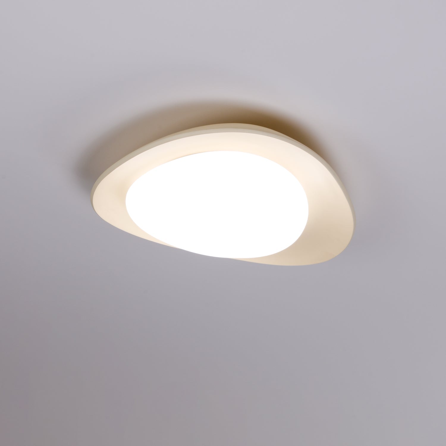 LED Plafondlamp Bladvorm Resin Groen Woonkamer Slaapkamer Eetkamer Organische Plafondlamp Scandinavisch Interieur | Sansoti