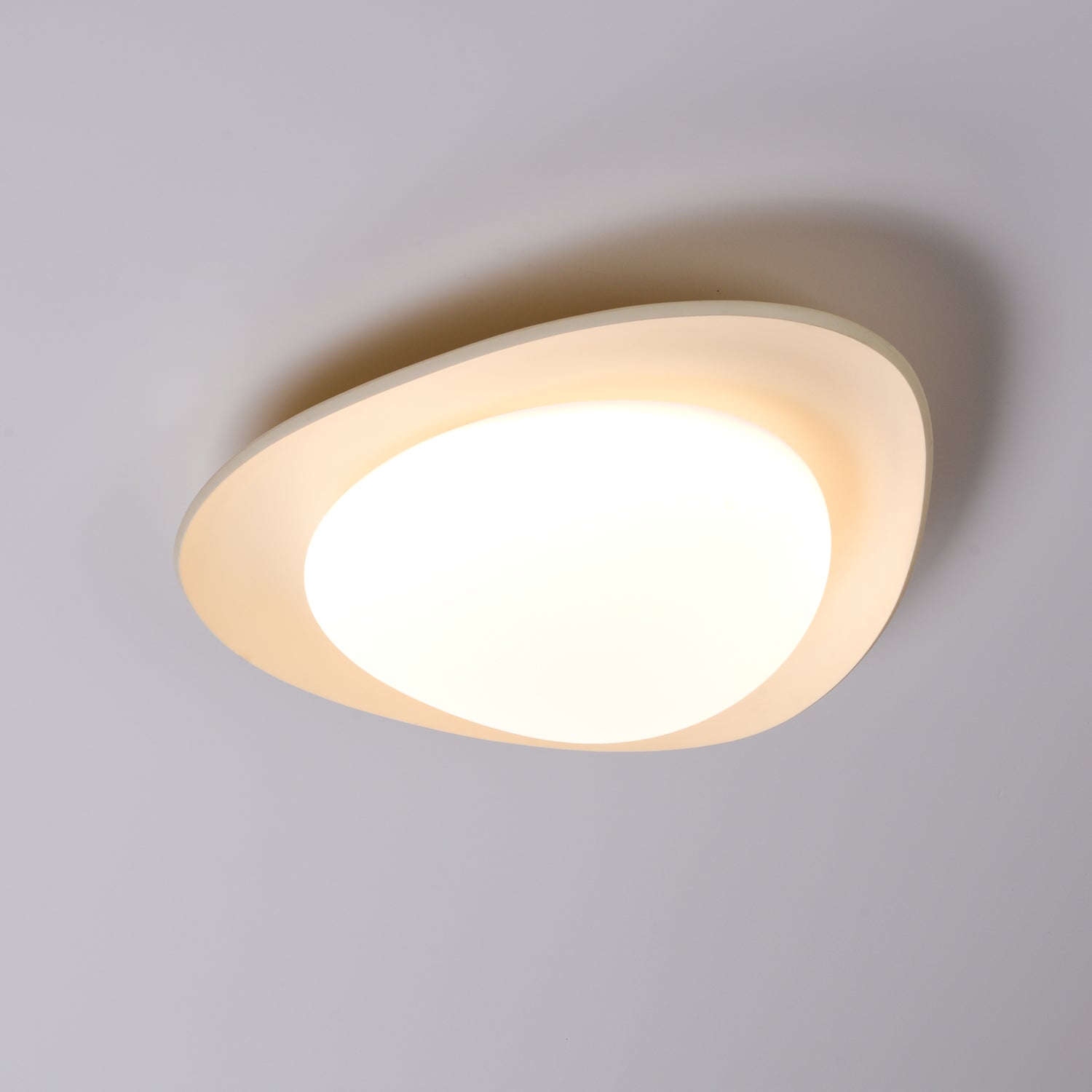 LED Plafondlamp Bladvorm Resin Groen Woonkamer Slaapkamer Eetkamer Organische Plafondlamp Scandinavisch Interieur | Sansoti