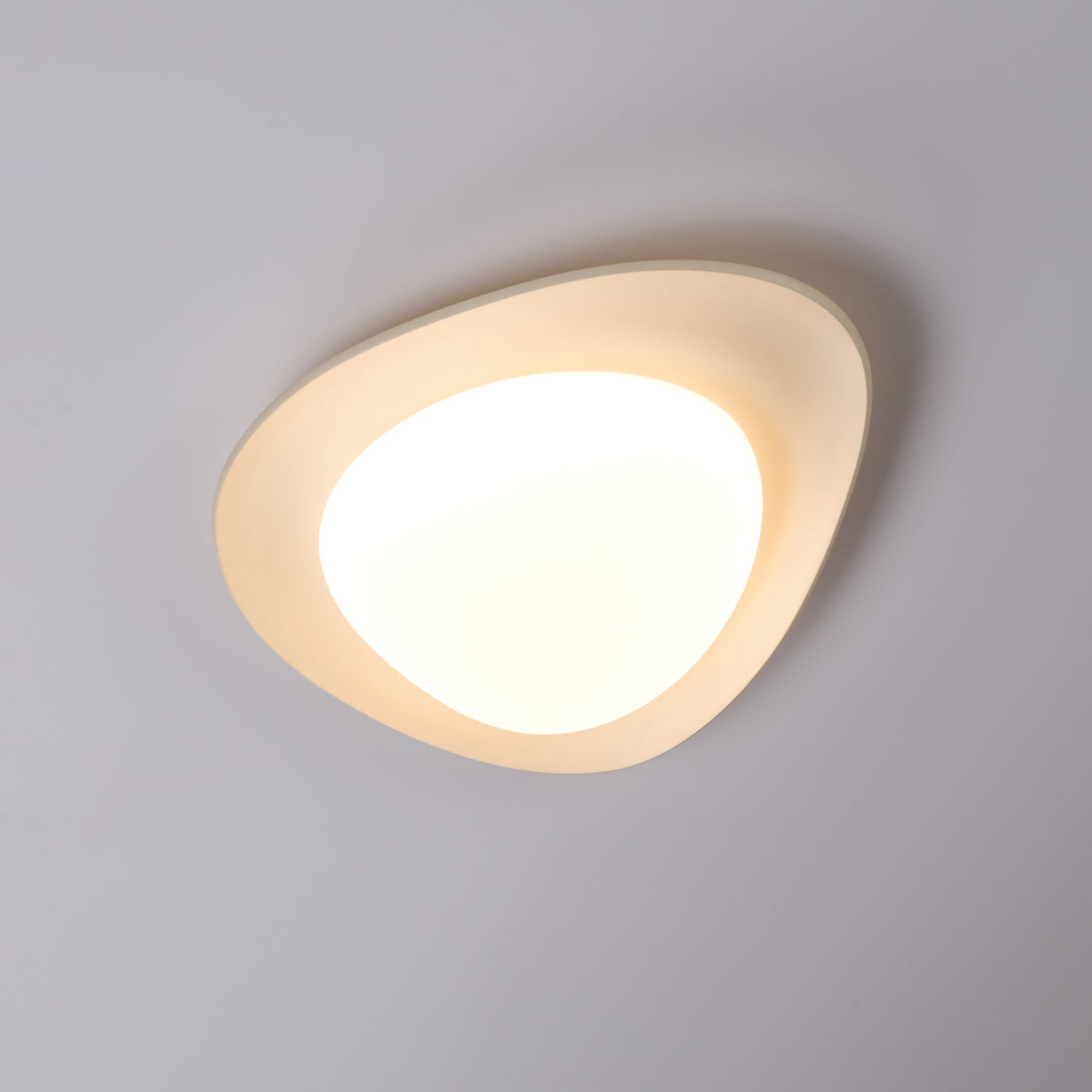LED Plafondlamp Bladvorm Resin Groen Woonkamer Slaapkamer Eetkamer Organische Plafondlamp Scandinavisch Interieur | Sansoti