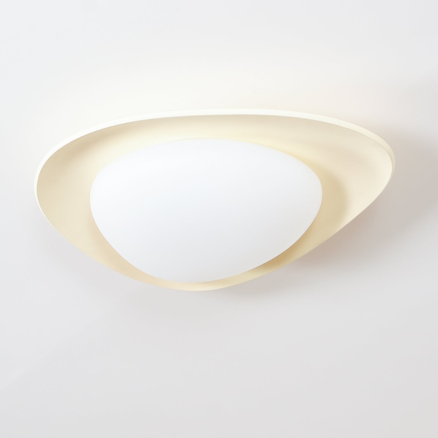 LED Plafondlamp Bladvorm Resin Groen Woonkamer Slaapkamer Eetkamer Organische Plafondlamp Scandinavisch Interieur | Sansoti