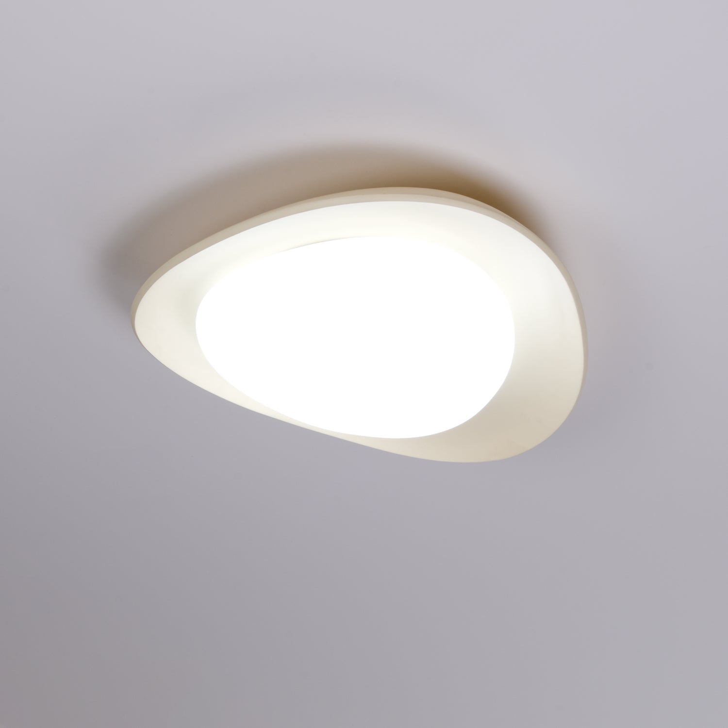 LED Plafondlamp Bladvorm Resin Groen Woonkamer Slaapkamer Eetkamer Organische Plafondlamp Scandinavisch Interieur | Sansoti