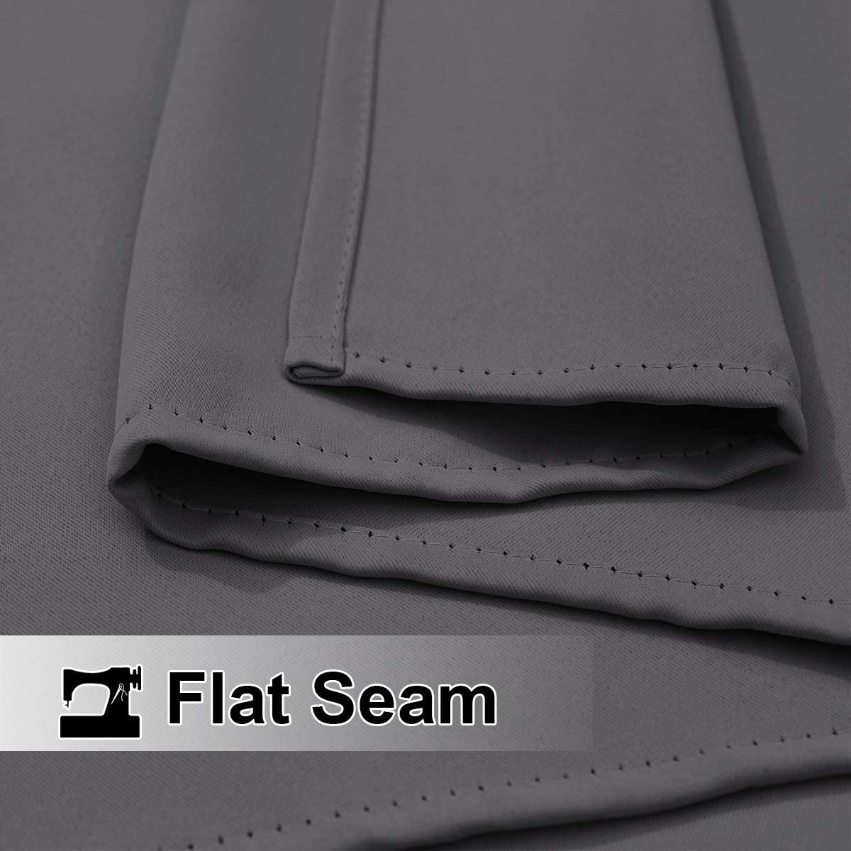 Wind-Resistant Outdoor Curtains with Ring Mounting 1 Panel for Patio Terrace Veranda | Sansoti