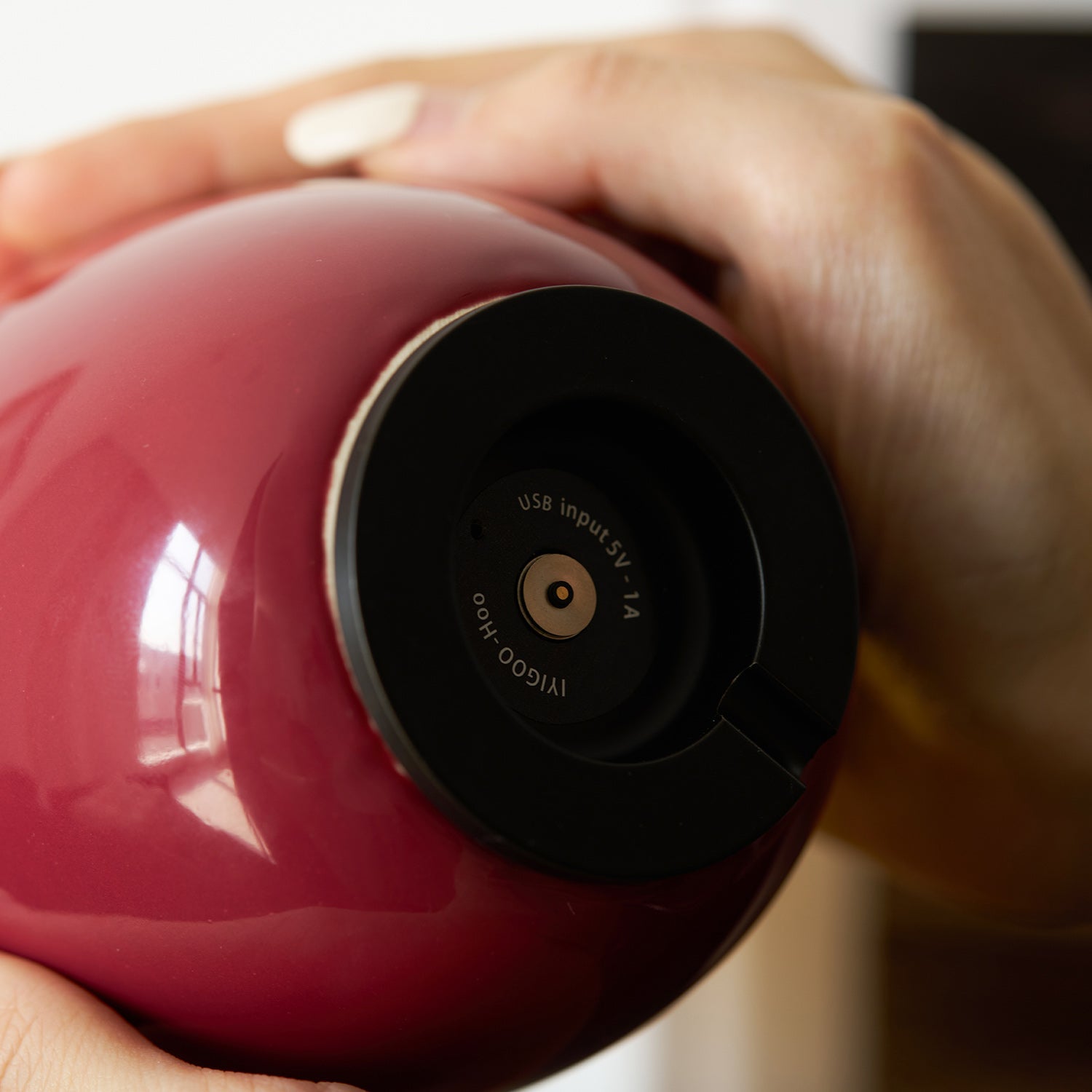 Draagbare Tafellamp met Geïntegreerde Batterij 240 lm Warm Wit 3000K Keramiek Linnen Kap Touch-Bediening | Sansoti
