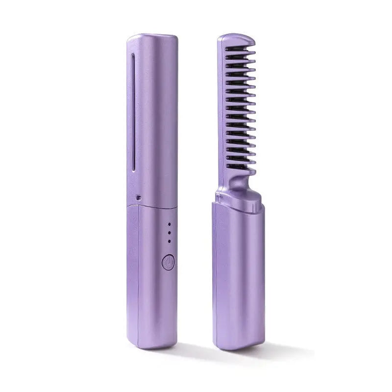 Draadloze Stijltang Borstel – Compact Styling Tool met Keramische Coating & 3 Temperatuurstanden | Sansoti