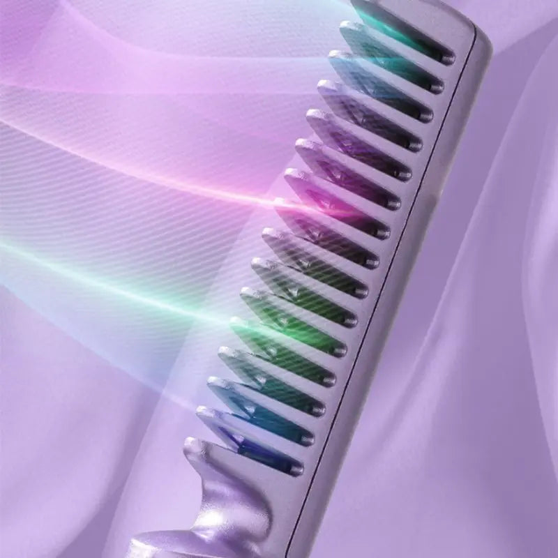 Draadloze Stijltang Borstel – Compact Styling Tool met Keramische Coating & 3 Temperatuurstanden | Sansoti