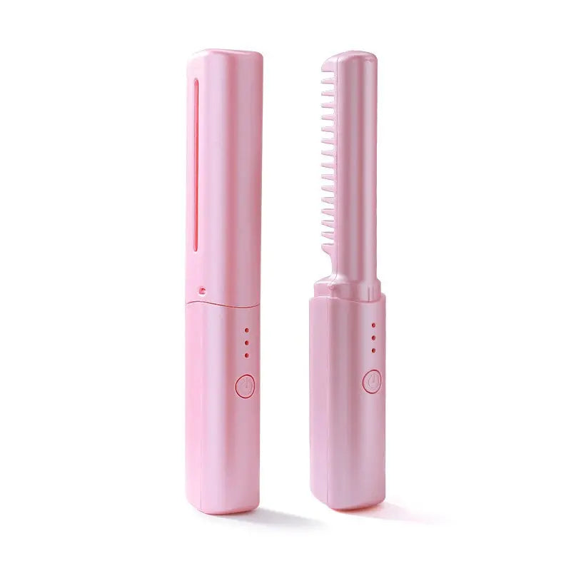 Draadloze Stijltang Borstel – Compact Styling Tool met Keramische Coating & 3 Temperatuurstanden | Sansoti