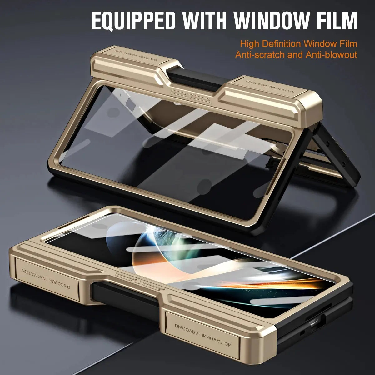Protective Case with Stand for Foldable Phone – Shock-Resistant with Screen Protection and Stylish Design | Sansoti