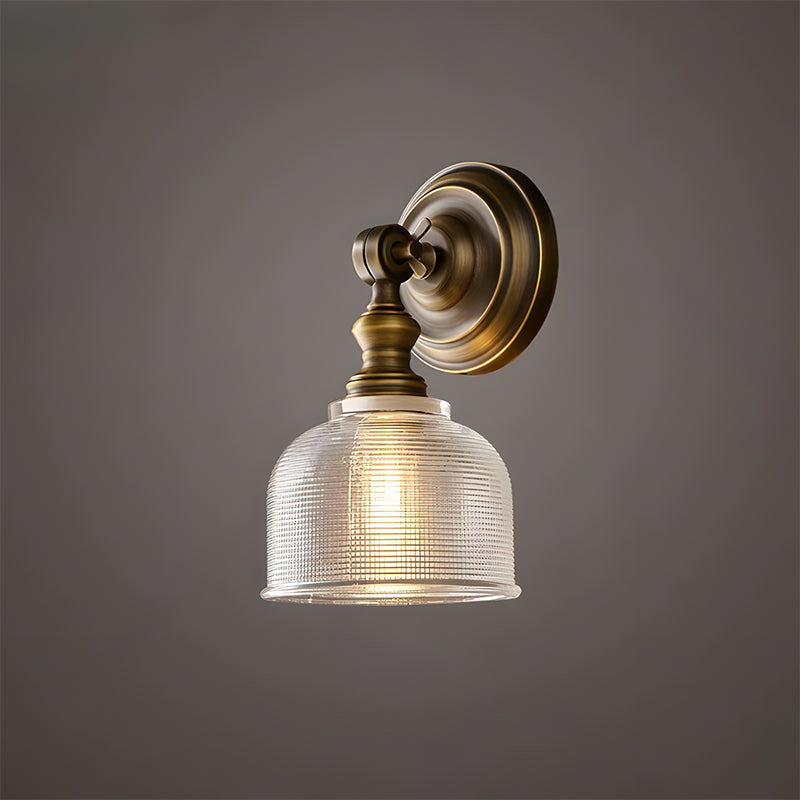 Tristan Wandlamp Messing & Glas – Klassiek Design met Warm Licht voor Keuken Eetkamer Woonkamer | Sansoti