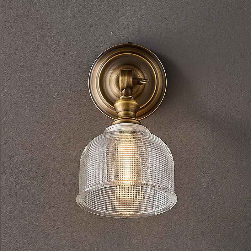 Tristan Wandlamp Messing & Glas – Klassiek Design met Warm Licht voor Keuken Eetkamer Woonkamer | Sansoti