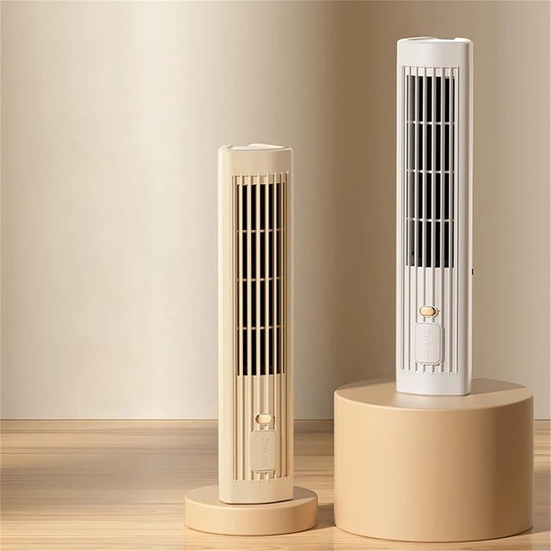 Portable USB fan – 5W power – three speeds – rechargeable battery – compact wireless design for home and office | Sansoti