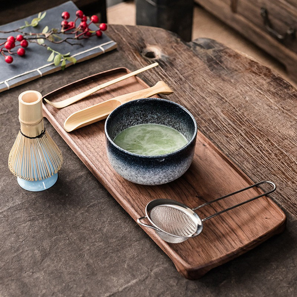 Matcha Theeset Compleet Met Bamboe Klopper Keramische Kom Traditioneel 6 Delig | Sansoti