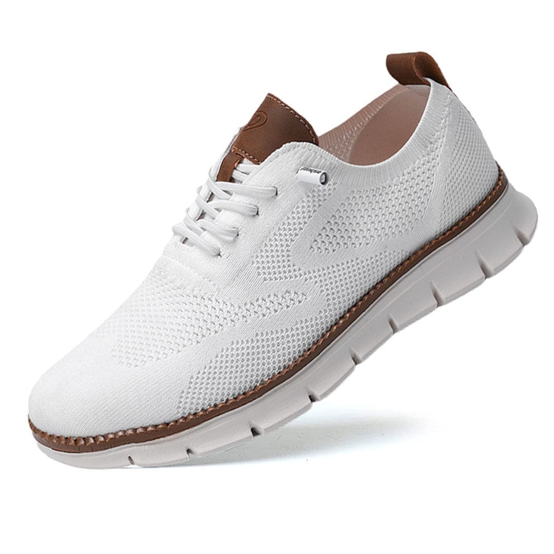 Herenschoenen Elias Comfortabel Veganistisch Leer Ergonomisch Ademend Licht Casual Elegant Zwart Olijf Bruin | Sansoti