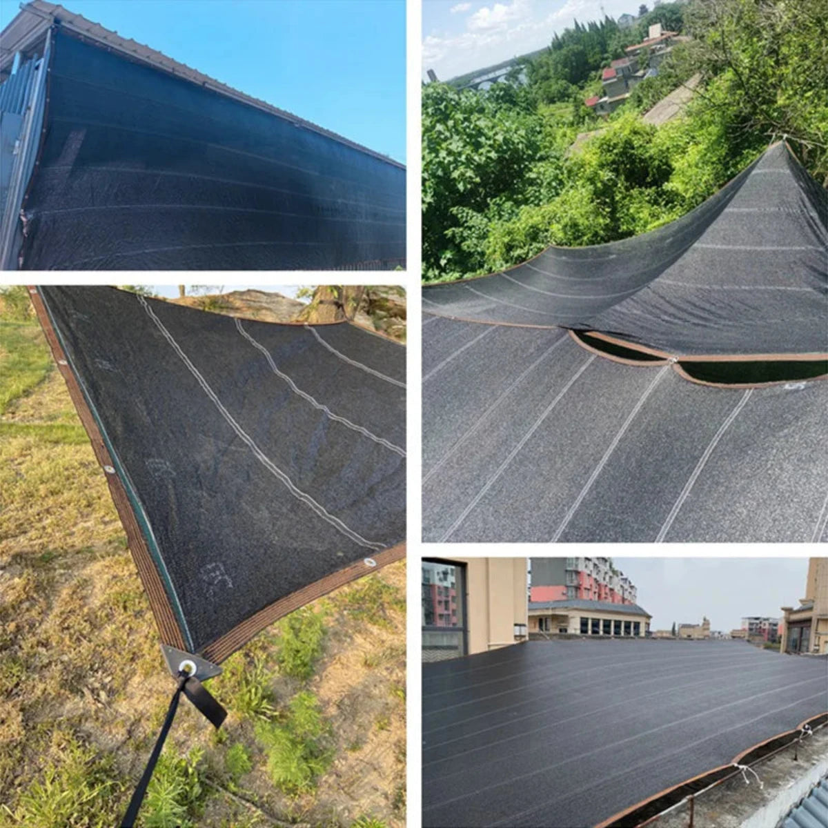 UV-beschermingsnet voor tuin en terras | Schaduwdoek met UV-blokkering 85% | Robuust zonweringsnet voor buiten | Sansoti
