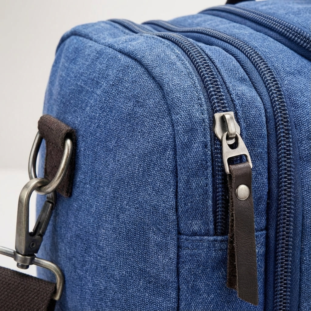 Uitbreidbare Canvas Weekendtas 40-50L Katoen Reistas Schoudertas Sporttas Handbagage voor Korte Reizen | Sansoti