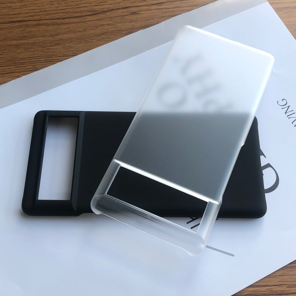Ultracienkie etui na telefon do modeli Google Pixel – odporne na wstrząsy TPU – podniesiona krawędź chroniąca aparat | Sansoti