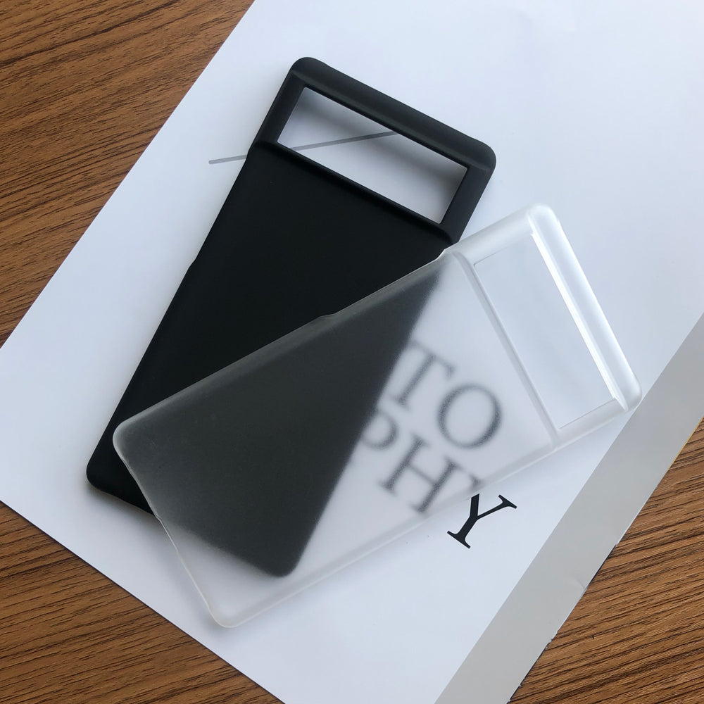 Ultracienkie etui na telefon do modeli Google Pixel – odporne na wstrząsy TPU – podniesiona krawędź chroniąca aparat | Sansoti