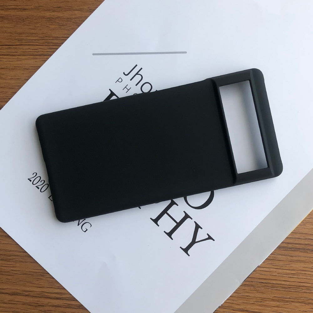Ultracienkie etui na telefon do modeli Google Pixel – odporne na wstrząsy TPU – podniesiona krawędź chroniąca aparat | Sansoti