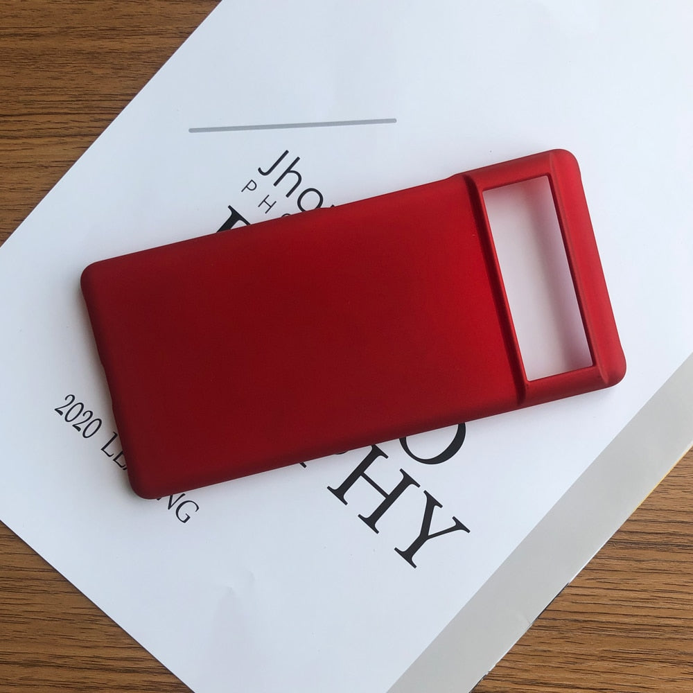 Ultracienkie etui na telefon do modeli Google Pixel – odporne na wstrząsy TPU – podniesiona krawędź chroniąca aparat | Sansoti