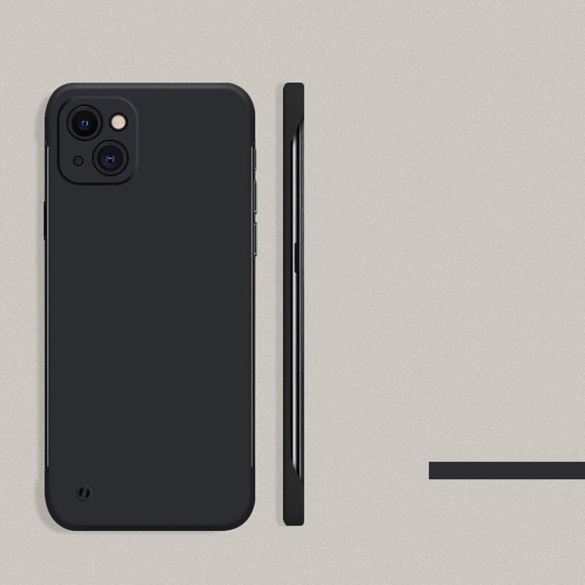 Ultra-Thin iPhone Case with Camera Protection Wrist Strap Hole Minimalist Stylish Protection | Sansoti