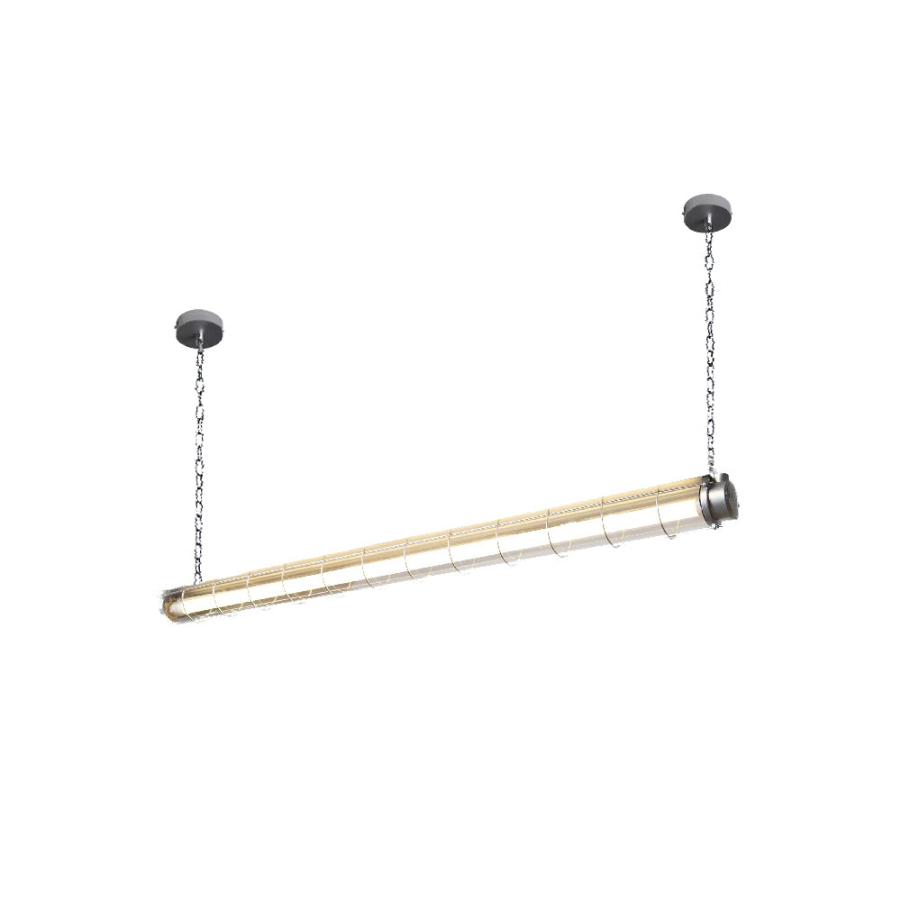 Lineaire Hanglamp Glas Modern 123cm Zwart Groen Zilver Nordic Design Eetkamer Keuken Eettafel Eiland | Sansoti