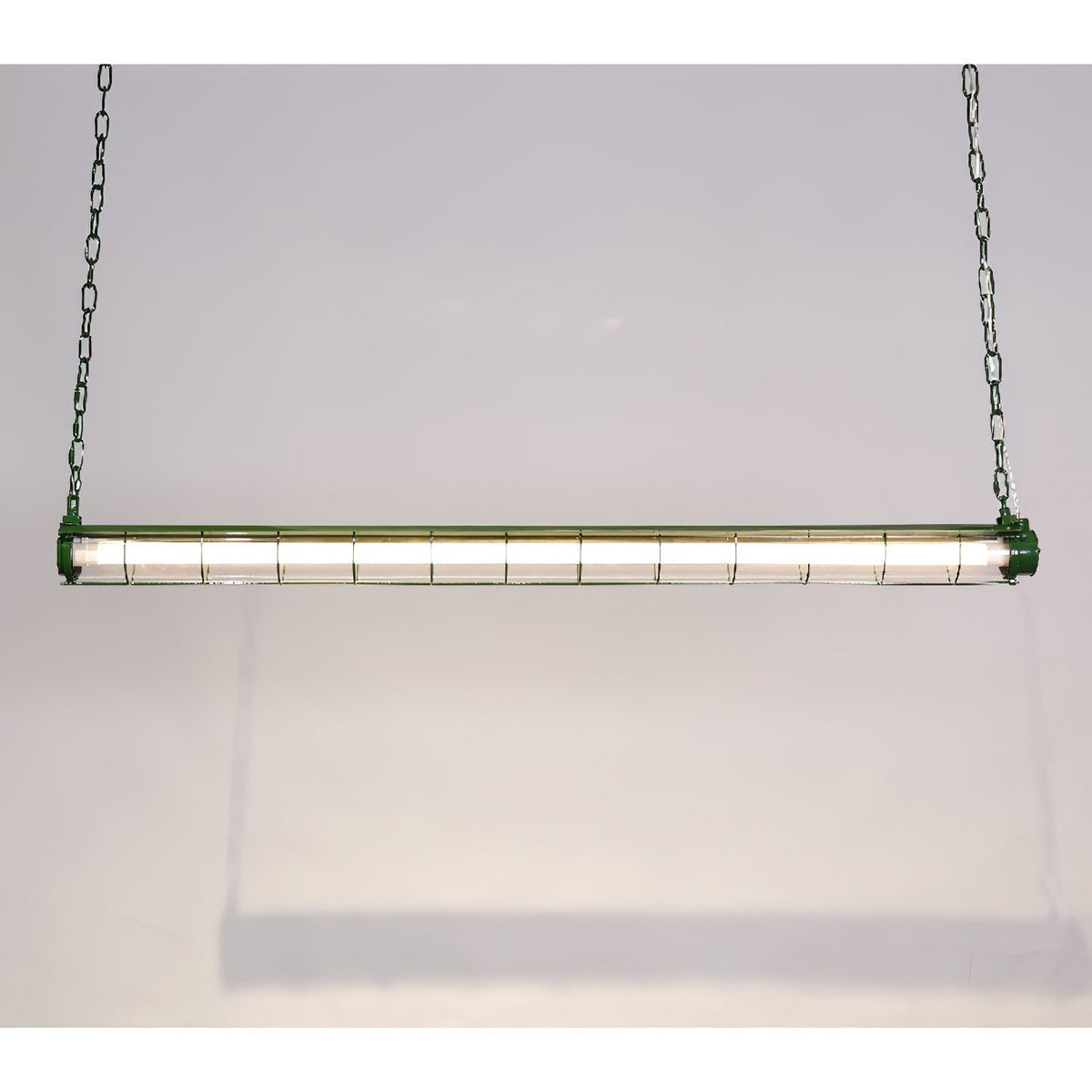 Lineaire Hanglamp Glas Modern 123cm Zwart Groen Zilver Nordic Design Eetkamer Keuken Eettafel Eiland | Sansoti