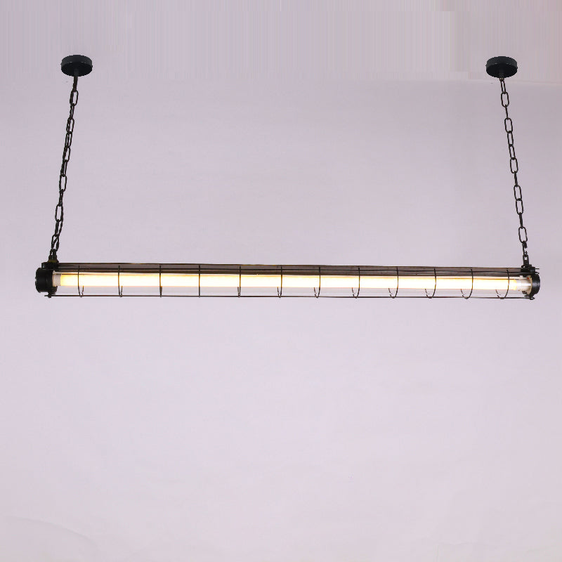 Lineaire Hanglamp Glas Modern 123cm Zwart Groen Zilver Nordic Design Eetkamer Keuken Eettafel Eiland | Sansoti