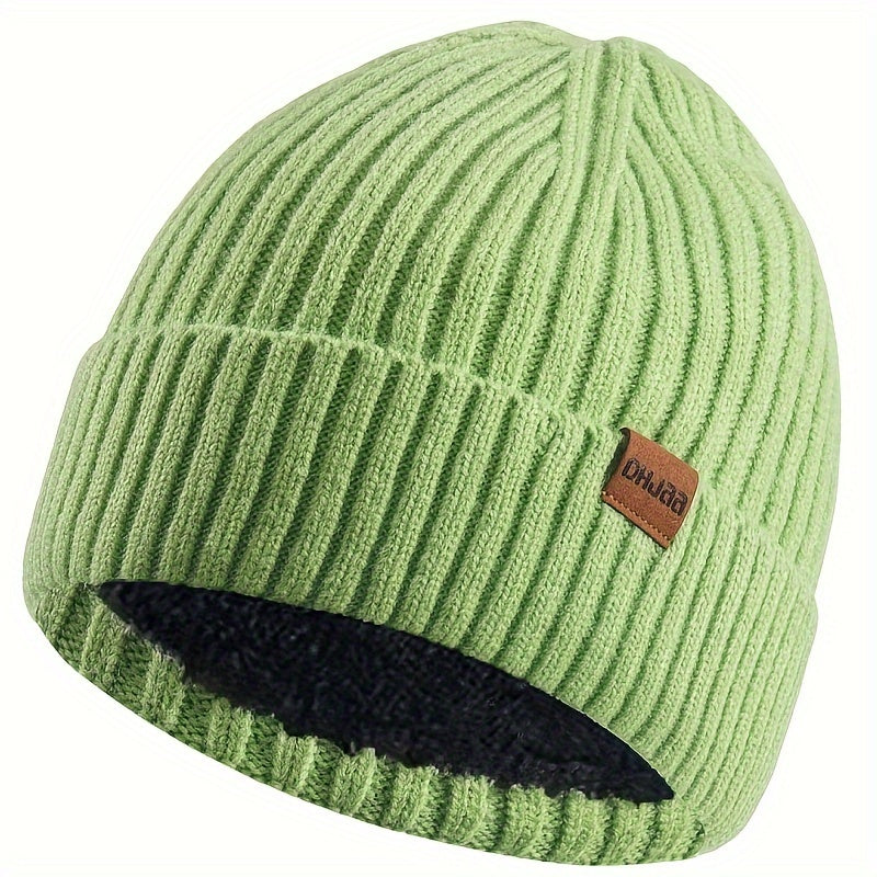 Knitted Winter Set Hat Scarf Gloves Unisex Warm Comfortable Soft for Walking Travel Outdoor Winter | Sansoti