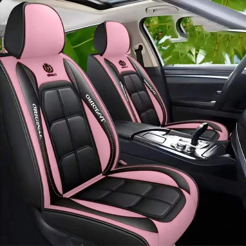 Autostoelhoes in Lederlook – Antislip Universeel en Duurzaam Interieur | Sansoti