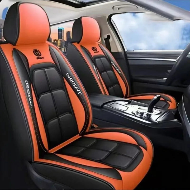 Autostoelhoes in Lederlook – Antislip Universeel en Duurzaam Interieur | Sansoti