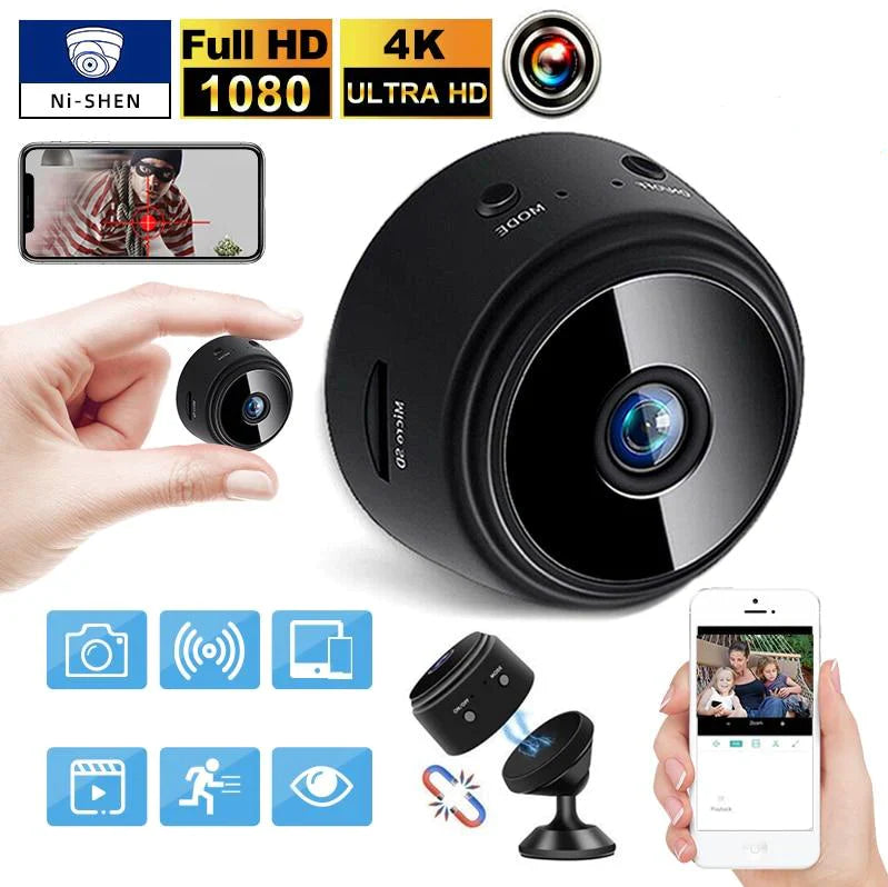 Wireless Surveillance Camera Full HD 1080P with Night Vision & 150° Viewing Angle | Sansoti