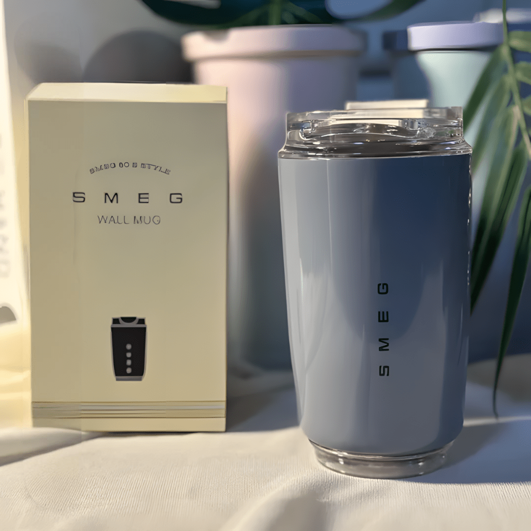 Insulated Stainless Steel Thermos Flask 320ml Double-Walled Hot Cold Leakproof Compact for Travel On the Go | Sansoti