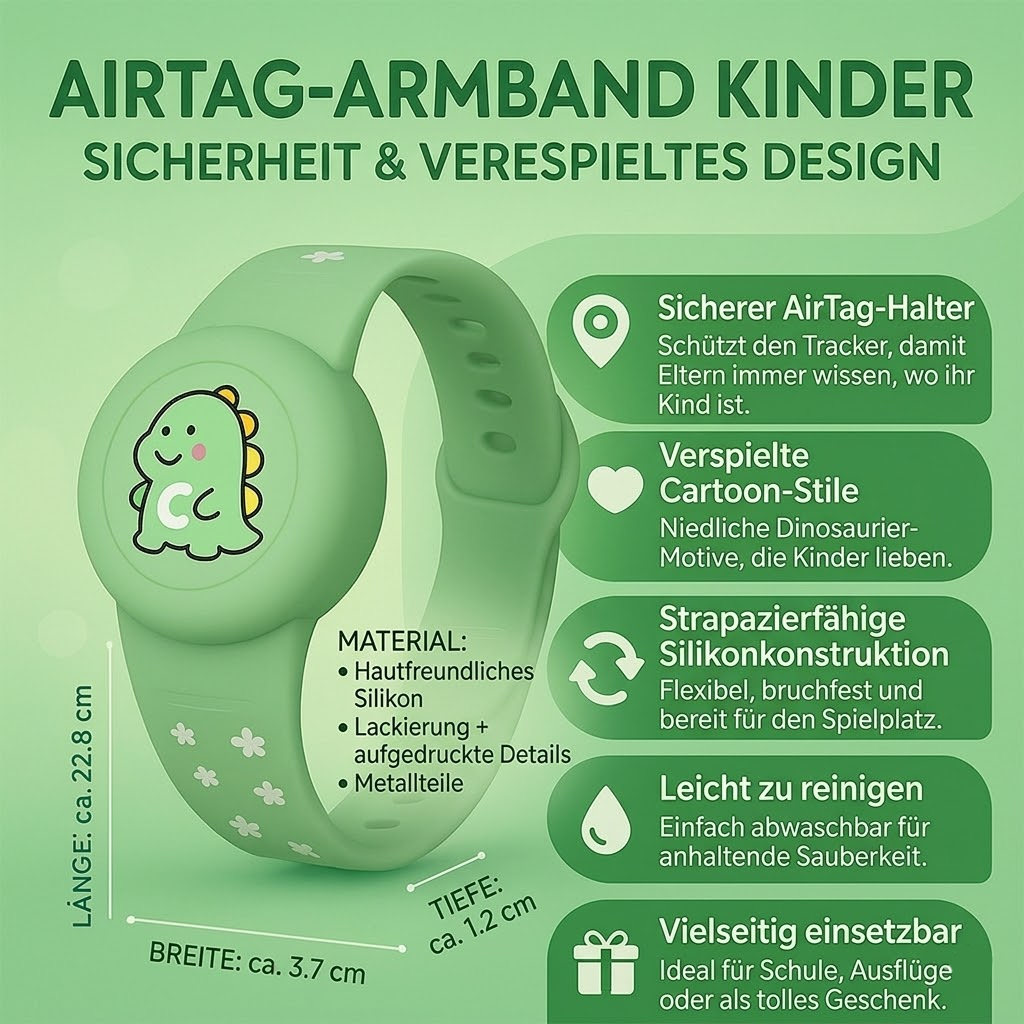 Siliconen Kinderarmband met Tracker-houder | Verstelbaar Sportarmband Speelse Designs | Sansoti
