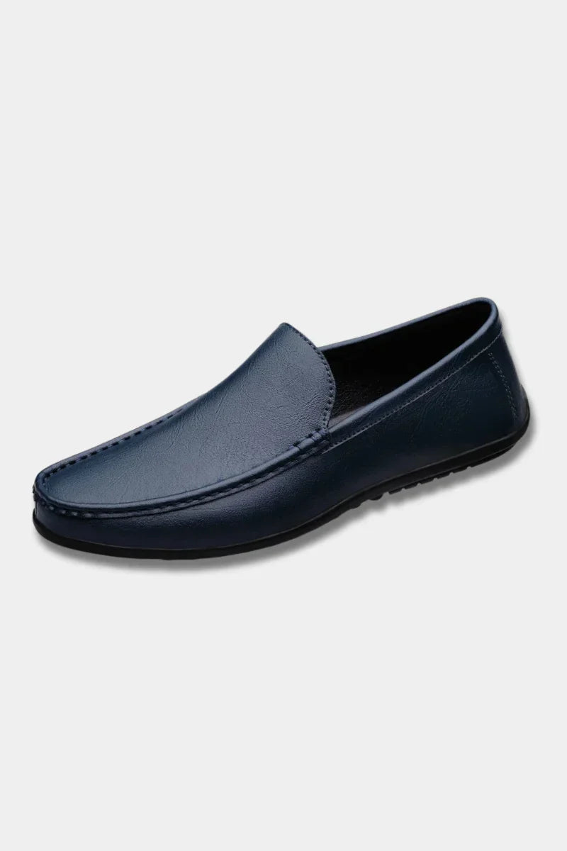 Leren Instappers Heren Slip-On Ademend Comfortabel Zakelijk Casual | Sansoti