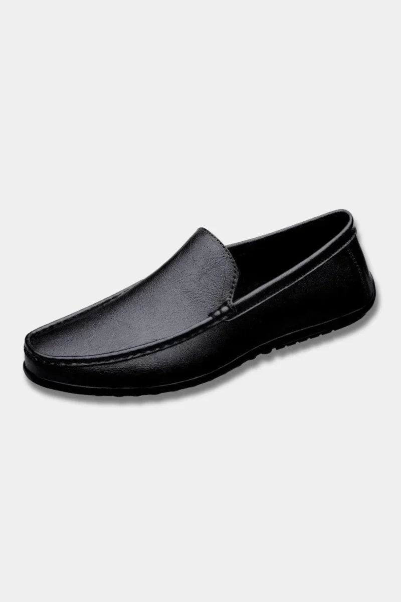 Leren Instappers Heren Slip-On Ademend Comfortabel Zakelijk Casual | Sansoti