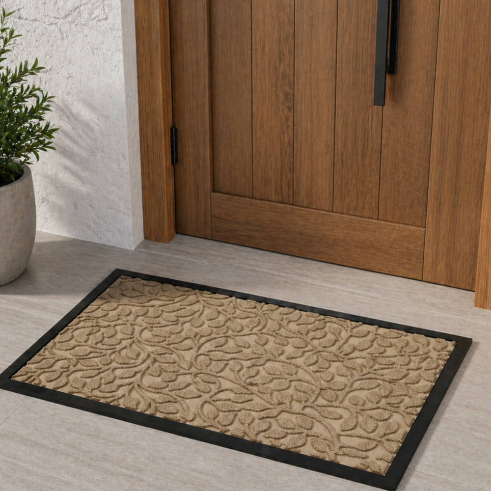 Antislip Deurmat Rubber Buitenmat Entree Portiek Gang Vlekbestendig Weerbestendige Mat voor Binnen en Buiten | Sansoti