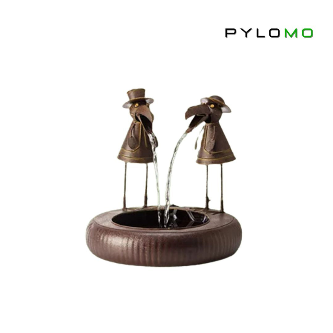 Waterfontein Dierfiguur Polyresin Met Pomp Tuin Terras Buiten | Sansoti