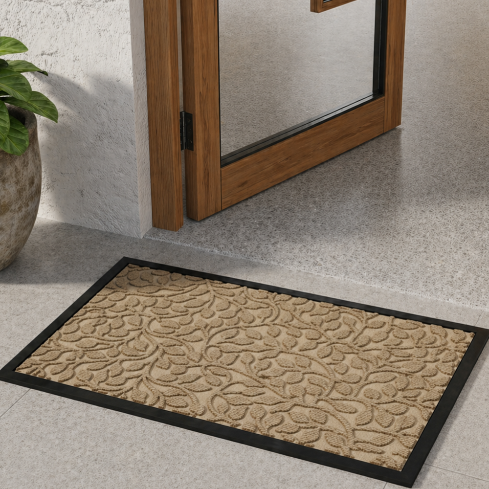 Antislip Deurmat Rubber Buitenmat Entree Portiek Gang Vlekbestendig Weerbestendige Mat voor Binnen en Buiten | Sansoti