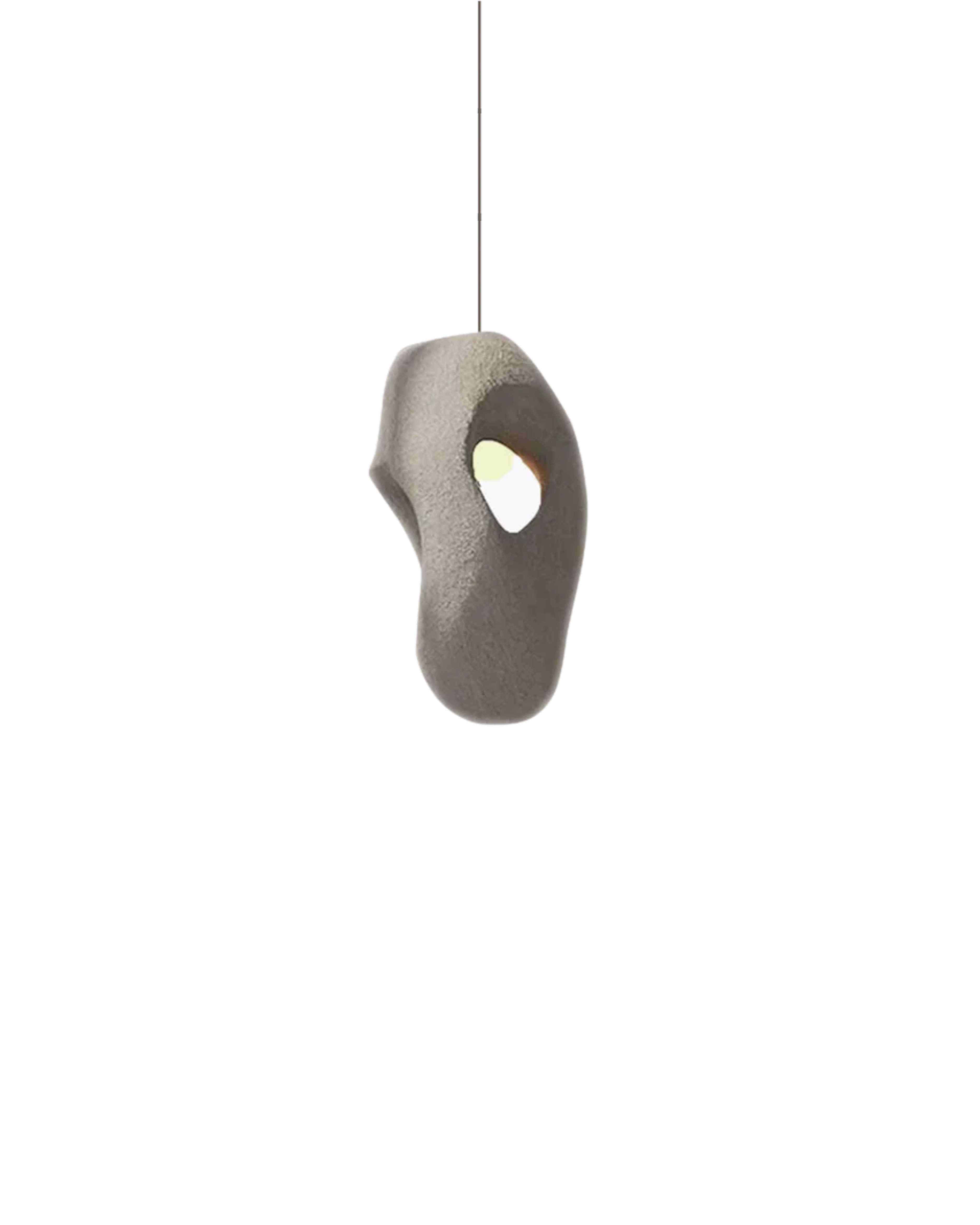 Organische Steen Hanglamp – Sculptural Elegantie voor Modern Interieur | Sansoti