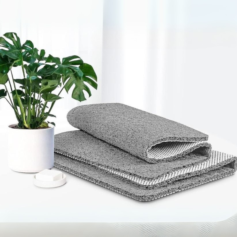 Tapis de bain antidérapant avec trous d’évacuation de l’eau, séchage rapide et résistant aux moisissures, tapis de sol de douche pour salle de bains | Sansoti