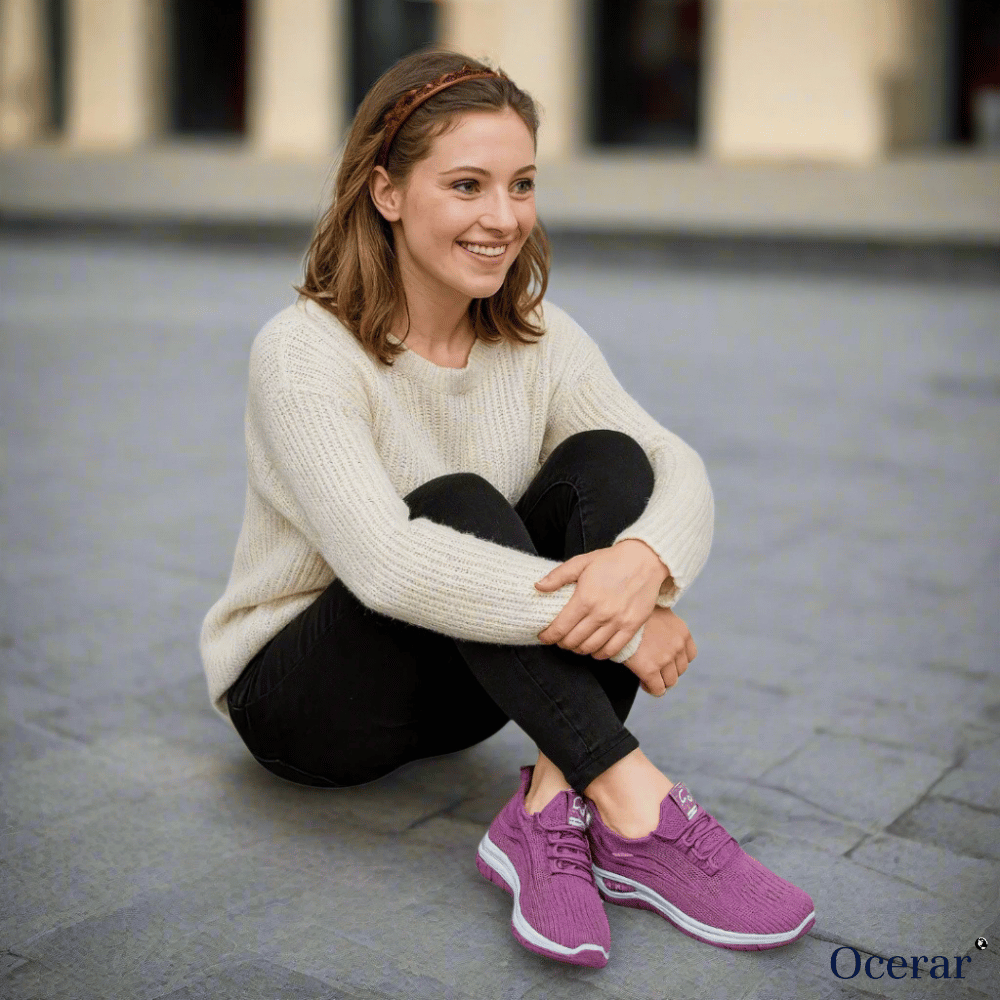 Lichtgewicht Dames Sneaker - Ademend Mesh met EVA-Zool - Ultracomfortabel voor Dagelijks Gebruik - Moderne Stijl | Sansoti