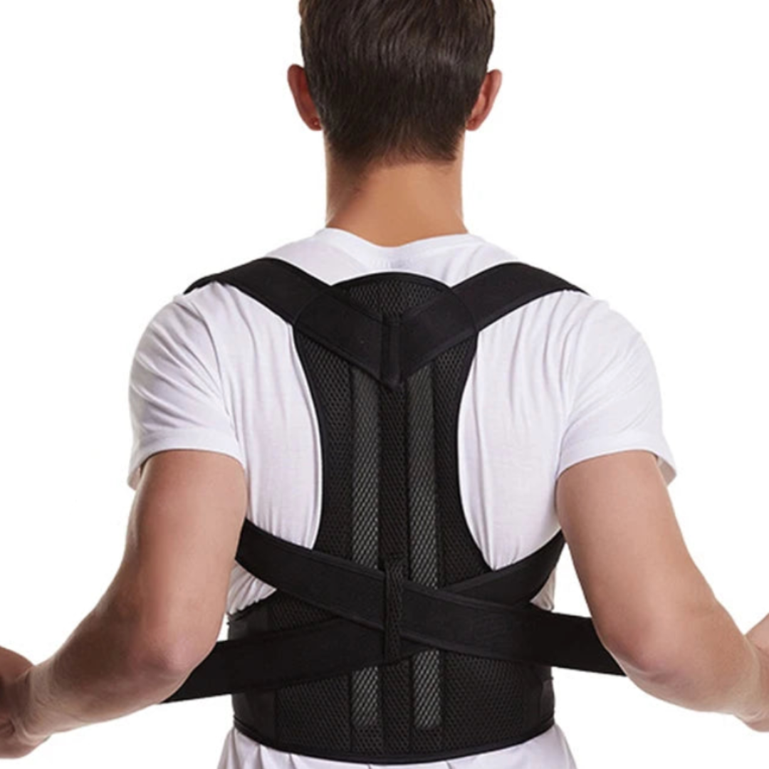 Adjustable Posture Correction Brace for the Back and Shoulders with Lumbar Support Breathable Comfort Posture Support | Sansoti