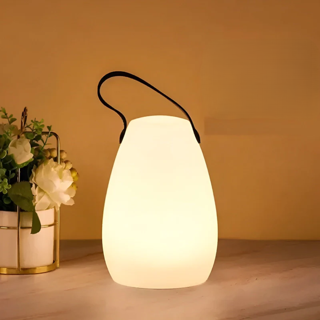 Draadloze Oplaadbare Tafellamp Waterdicht LED 16 Kleuren met Afstandsbediening voor Binnen en Buiten | Sansoti