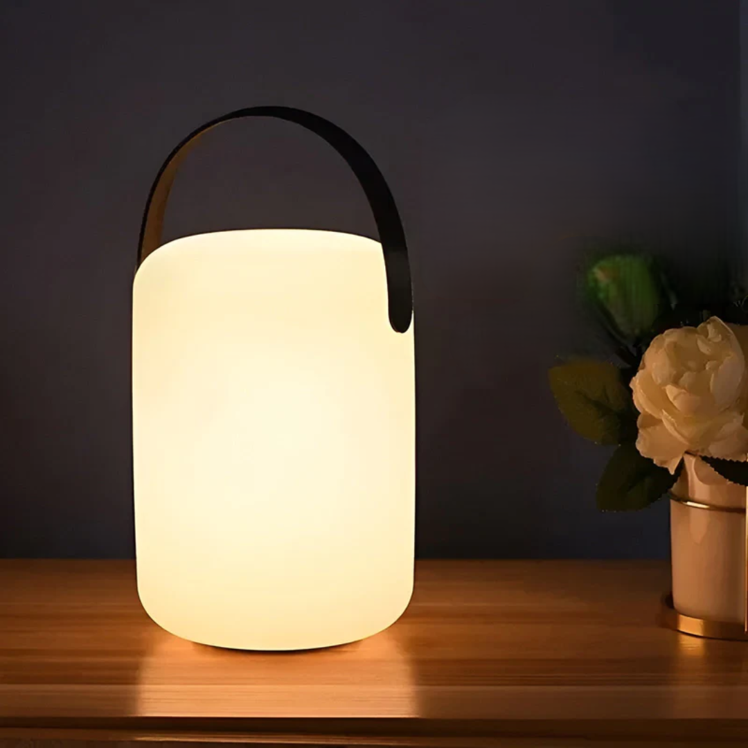Draadloze Oplaadbare Tafellamp Waterdicht LED 16 Kleuren met Afstandsbediening voor Binnen en Buiten | Sansoti